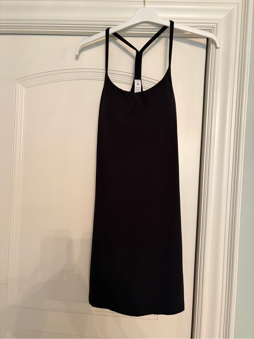 lululemon athletica Black Strappy Mini Slip Dress